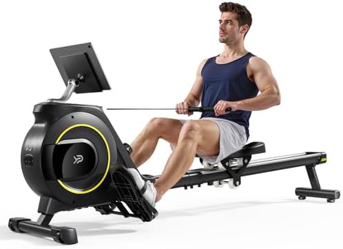 Rowing Machine for Home, 350 LB Capacity, 16-Level Silent Resista...