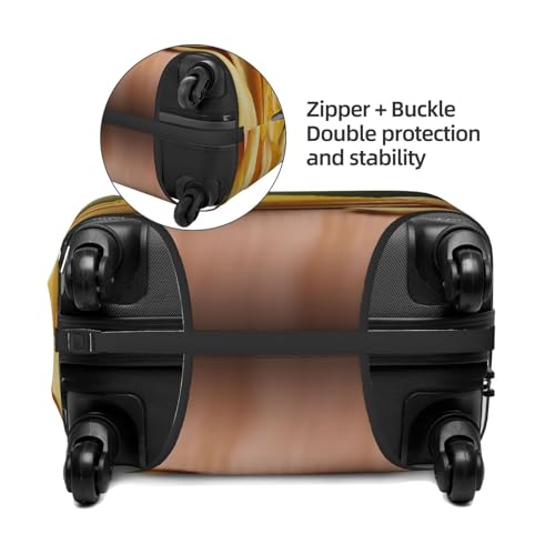 Travel Luggage Cover Anti-Scratch Suitcase Cover Protector Elastic Thicken Luggage Protector Washable Baggage Covers Potato Chips Suitcase Sleeve Fit 18-32 Inch Luggage Small4