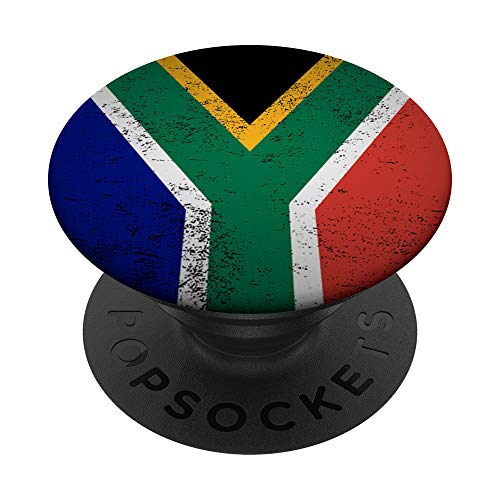Grunge South Africa Flag Vintage Pretoria South African Gift PopSockets Support et Grip pour Smartphones et Tablettes
