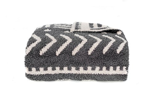 Saranoni Large Home Throw Decorative Double-Layer Bamboo Blanket 50" X 60 (Mudcloth) #TOP7