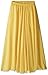 V28 Women Full/ankle Length Elastic Pleated Retro Maxi Chiffon Long Skirt
