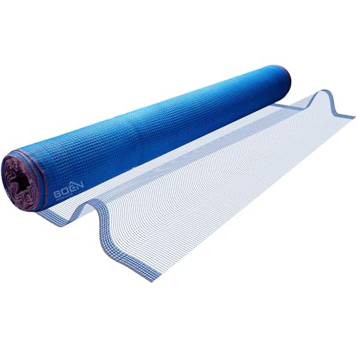 Image of Safety Netting 8.6'x150' 1 /4 inch Blue, Fire Retardant Debris Fence