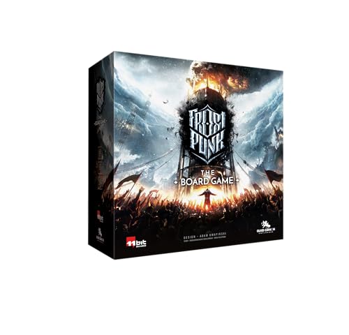 Frostpunk The Board Game - Manage Society in an Ice-Age Apocalypse! Cooperative Survival Strategy Game for Adults, Ages 16+, 1-4 Players, 120-150 Minute Playtime, Made by Rebel Studio