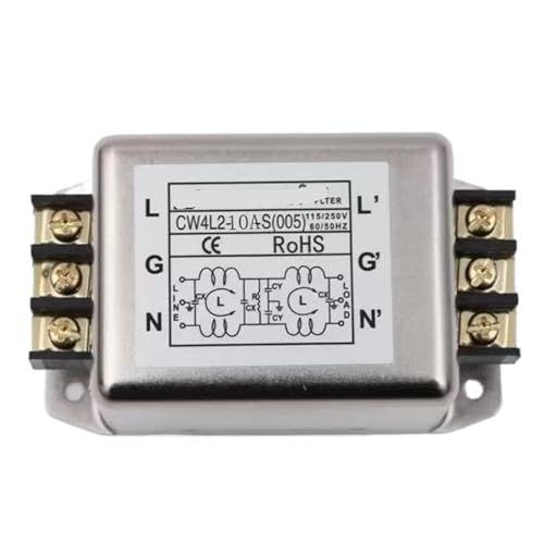 Filtre d'alimentation CA monophasé CW4L2-10A-S 005 à deux étages 220V