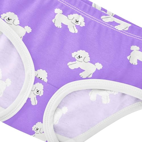 Girls' Underwear Cute Dog Purple Toddle Brief Panties 23014964