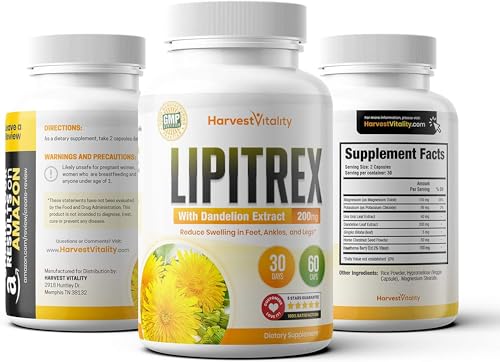 Harvest Vitality Swollen Feet And Ankles? Lipitrex Helps Reduce Swelling In Legs And Feet From Water Retention thumb #4