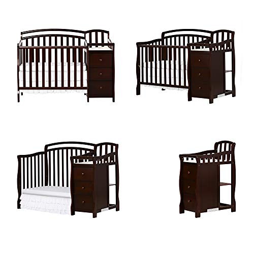 (30 OFF) 3in1 Mini Crib & Changing Table, Espresso 217.20 Deal