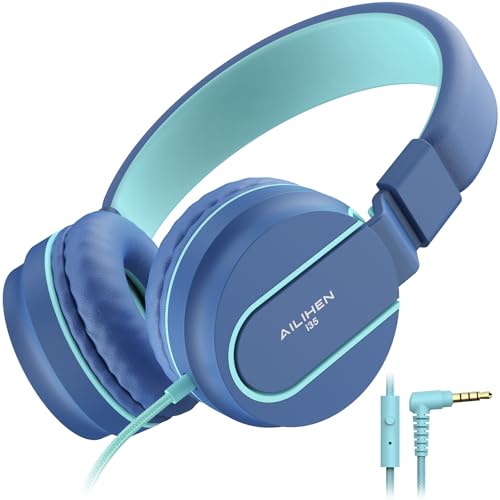 AILIHEN Kids Headphones, I35 On-Ear Headphones for...