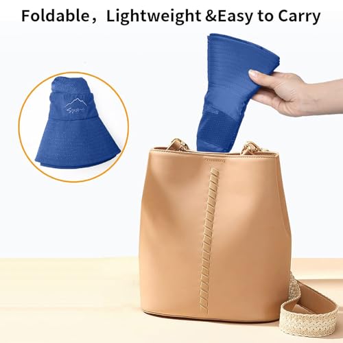 Image of Sun Hats for Men Women Fishing Hat UPF 50+ Breathable Wide Brim Summer UV Protection Hat