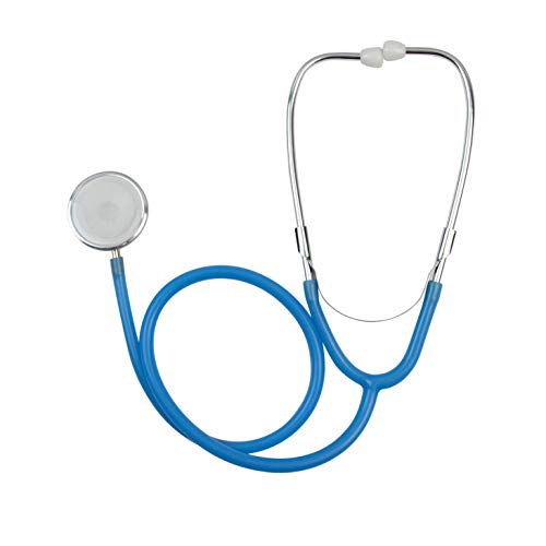 AUEAR, Dual Head Stethoscope Creative Stethoscope Working Stethoscope for Children Cosplay Educational Equipment (Blue, 1-Pink)