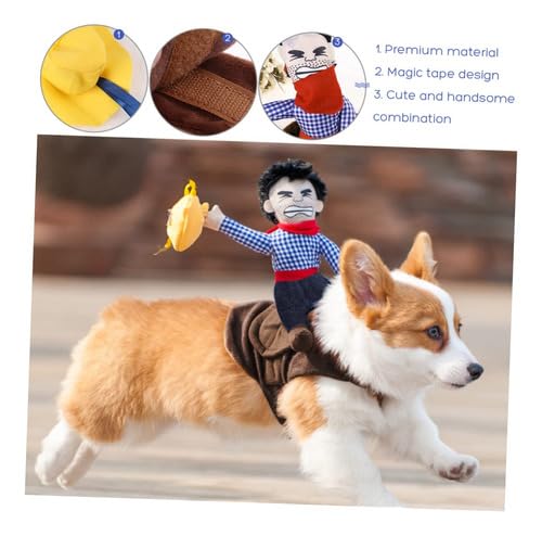 Fantasia Roupa Cowboy Para Pet Caes Cachorro Gato (Grande)