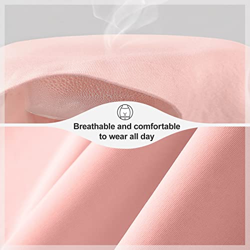 Image of YADIFEN Slip Shorts for Under Dresses Women Seamless Anti Chafing Underwear Shaping Boyshort Smooth Thigh Biker Short Panties