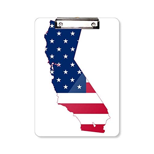Bloc d'écriture A4 drapeau Californie pour organiser vos projets professionnels et de voyage