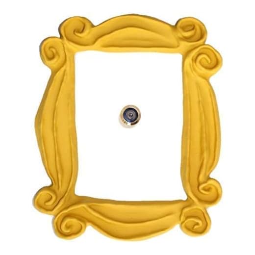 Marco de la mirilla para la puerta. Réplica artesanal para tu entrada, como la que tenían en la serie Monica y Rachel. For your best friends. Handmade with Love by Fatima.