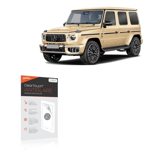 BoxWave Screen Protector Compatible with Mercedes-Benz 2025 AMG G-Class SUV Instrument Display (12.3 in) - ClearTouch Anti-Glare (2-Pack), Anti-Fingerprint Matte Film Skin
