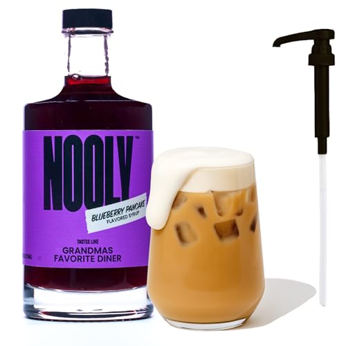 Nooly Flavored Syrup - Blueberry Pancake - Low Sugar, Low