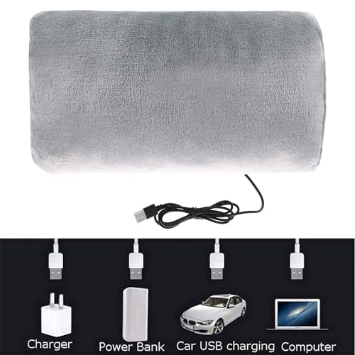 Firulab Calentadores de Manos Recargables - Calentador de Manos de Calentamiento rápido Recargable por USB | Ropa Deportiva específica para Caminar, Escribir, Dormir, Viajar, Trabajar, Acampar - imagen 6