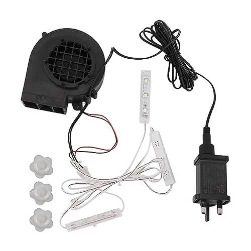 LOCADENCE Inflatables Air Blower, 2.8M Power Cable Durable Light Up Inflatable Decor with LED Strips and Adapter for Indoor, Outhouse, Front Yard, Lawn, Garden