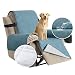 H.VERSAILTEX 100% Waterproof Recliner Chair Covers for Leather Anti Slip Furniture Protector, Furniture Protectors for Recliners Protect from Dogs/Cats, Spills (Recliner 22", Smoke Blue)