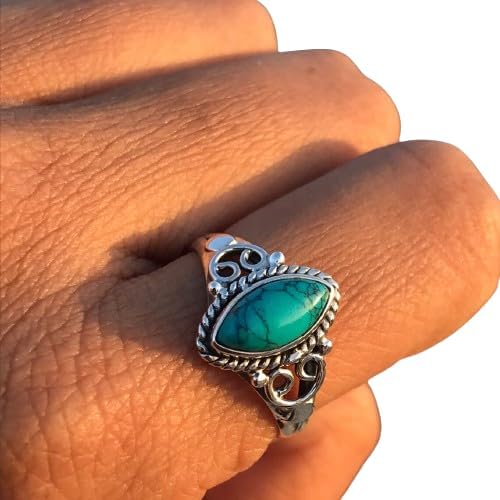 Faceted Garnet Ring, Marquise Stone Ring, Boho Ring, Handmade Ring, Red Gemstone ring, January Birthstone Ring, Promise Ring, Valentine's Gifts