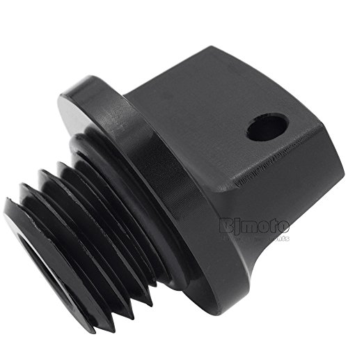 BJ Global - Bouchon d’huile moteur magnétique pour moto en aluminium CNC - Pour Yamaha et Kawasaki Cover