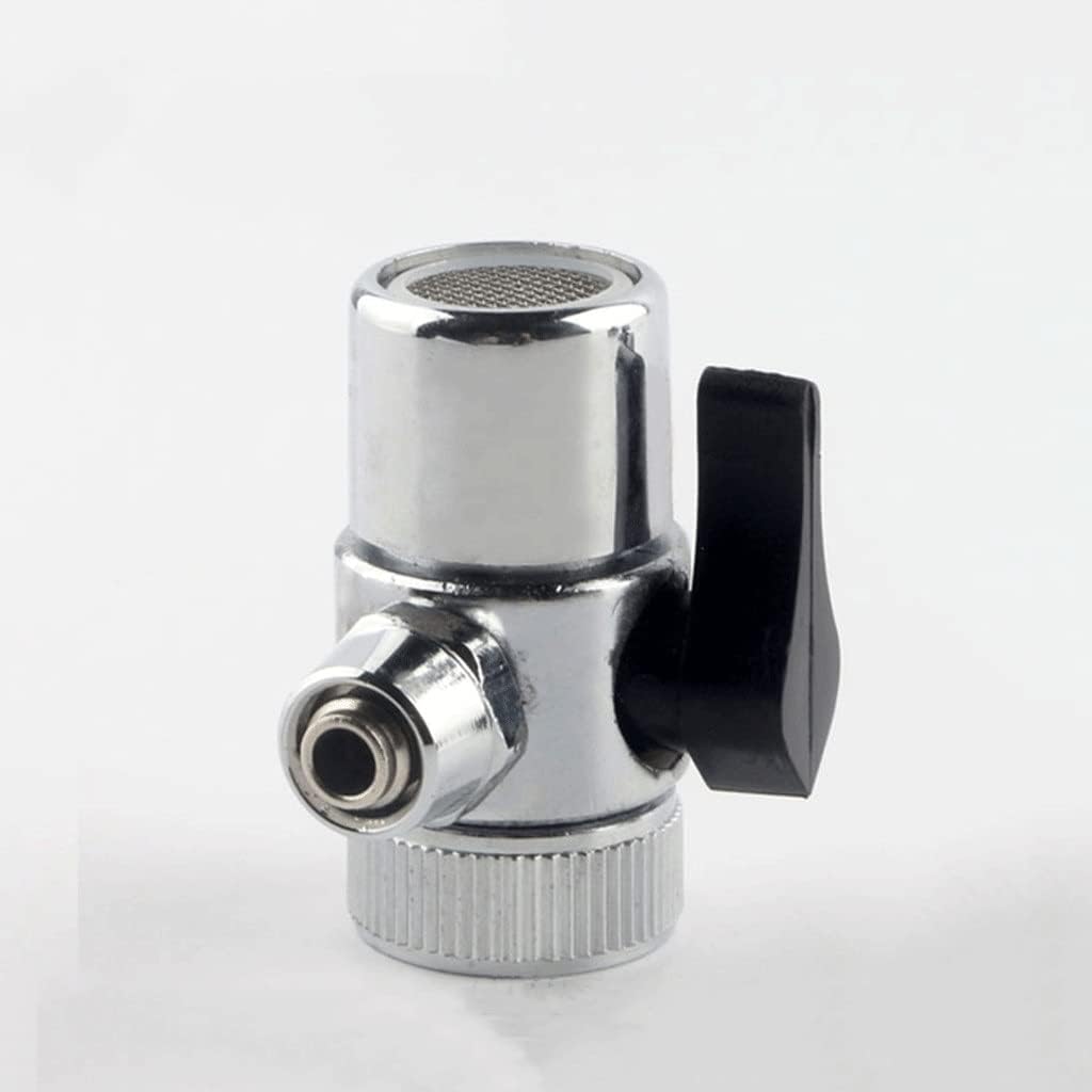 Faucet Three-Way Diverter Switching Valve Single Cutting 3/8 Tube Pipe External Diameter 9.5MM