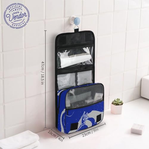 Zeta Phi Beta Paraphernalia - Finer - Toiletry Travel Bag Organizer with Hanging Hook - Cosmetic Make-Up Case for Women - Official Vendor3