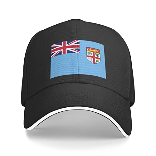 Lawenp Casquettes de Drapeau des Fidji de Baseball Classiques Casquettes de Drapeau des Fidji