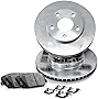 R1 Concepts Rear Brakes and Rotors Kit |Rear Brake Pads| Brake Rotors and Pads| Ceramic Brake Pads and Rotors |Hardware Kit |fits 2019-2021 Ram 1500