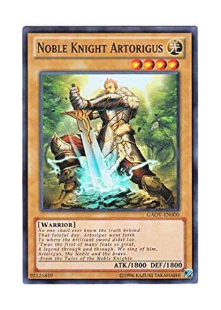 Amazon.co.jp: 遊戯王 英語版 GAOV-EN000 Noble Knight Artorigus 聖