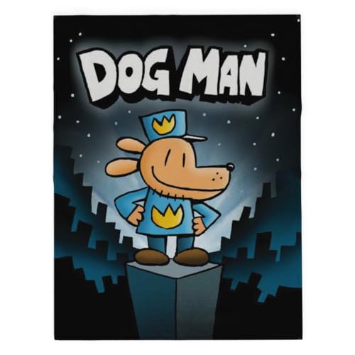 Franco Dog Man Supa Book Kids Bedding Super Soft Cozy Plush Throw, 46 in x 60 in, (Officially Licensed Product)