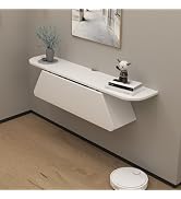 Pmnianhua Floating Console Table,47'' Wall Mounted Entryway Table,Floating Console Shelf for Entr...