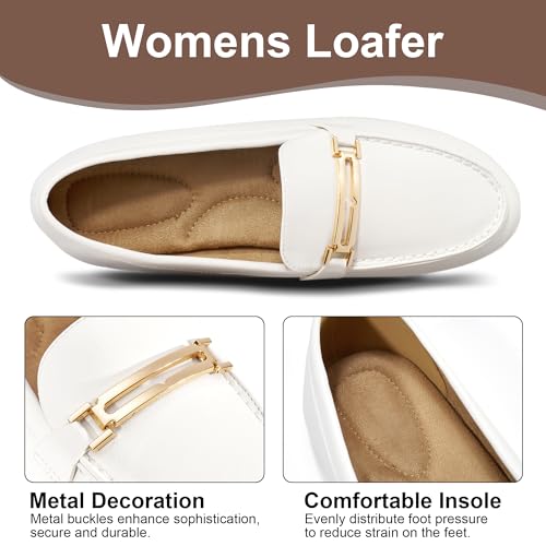 Image of Alicegana Loafers for Women Comfortable Business Work Driving Flats Shoes Casual Slip On Moccasins Penny Loafer 2026