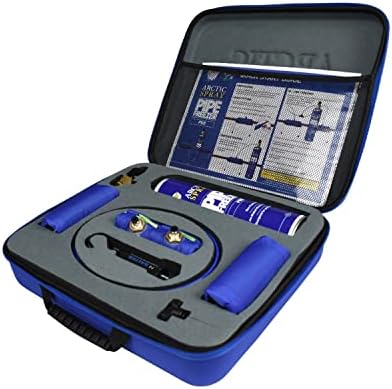 Arctic Hayes ZEPRO PRO Dual Kit for Plumbing Installations, Repairs & Maintenance. Freezes Plastic & Metal Pipes (8 to 22mm Diameter), Blue