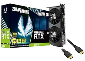 AmazinXpress AX Bundle RTX 3060 OC 12GB GDDR6X 192-bit 15 Gbps PCIE 4.0 Gaming Graphics Card IceStorm 2.0 Advanced Cooling, Spectra 2.0 RGB Lighting and AX HDMI 2.1 UHD 48Gbps 4k@120Hz/8K@60Hz