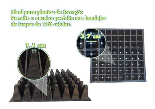 Bandeja P/Mudas De Sansão Do Campo/Grama 64 Células 10unid