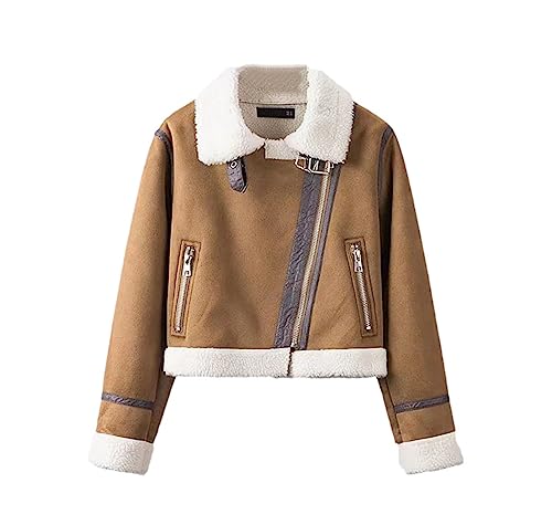 Veste tout-en-un en fourrure pour femme FULBHPRINT rétro et chic
