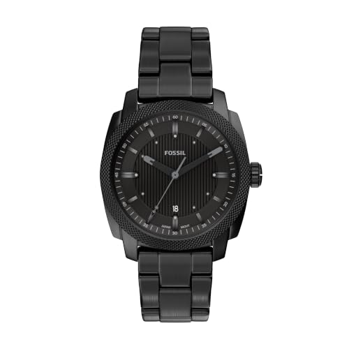 Image of Fossil Men's Watch, Machine Quartz Stainless Steel Three-Hand Watch for Men