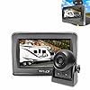WiFi Wireless Magnetic Hitch Camera Backup Rear View with 4.3 inch LCD Monitor Display for Gooseneck Horse Trailer Boat Travel Trailer/Fifth Wheels/RV/Camper Car Battery Powered Portable Kit