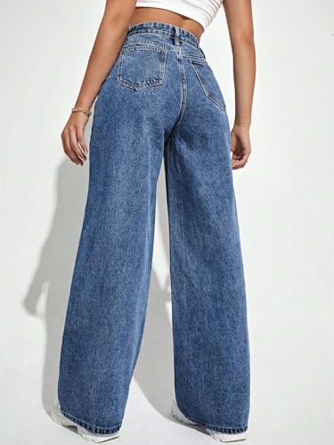 Image of KOTTY Women's Straight Fit High-Rise Stretchable Jeans
