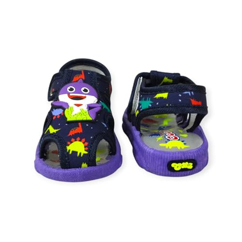 Image of Coolz Kids Chu-Chu Sound Musical Sandals Coco-6 for Baby Boys and Girls Age 1-2 Years