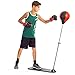 Tech Tools Boxing Ball Set with Punching Ball, Boxing Gloves, Hand Pump & Adjustable Height Stand - Strong Durable Spring Withstands Tough Hits for Stress Relief & Fitness