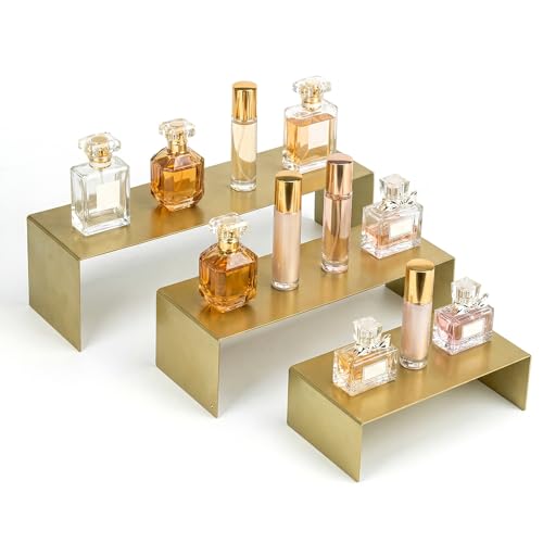 MyGift 3 Tier Perfume Display, Purse Display Stand, Risers Display