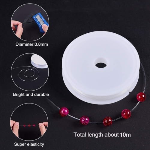 Shopping Mart Bracelet Making Kit Children's Jewelry Making Kit - DIY Bracelets, Necklace, Hairband, and Rings Craft Kits - Plastic Beads for Kids Crafts - Birthday Gift,Multicolor