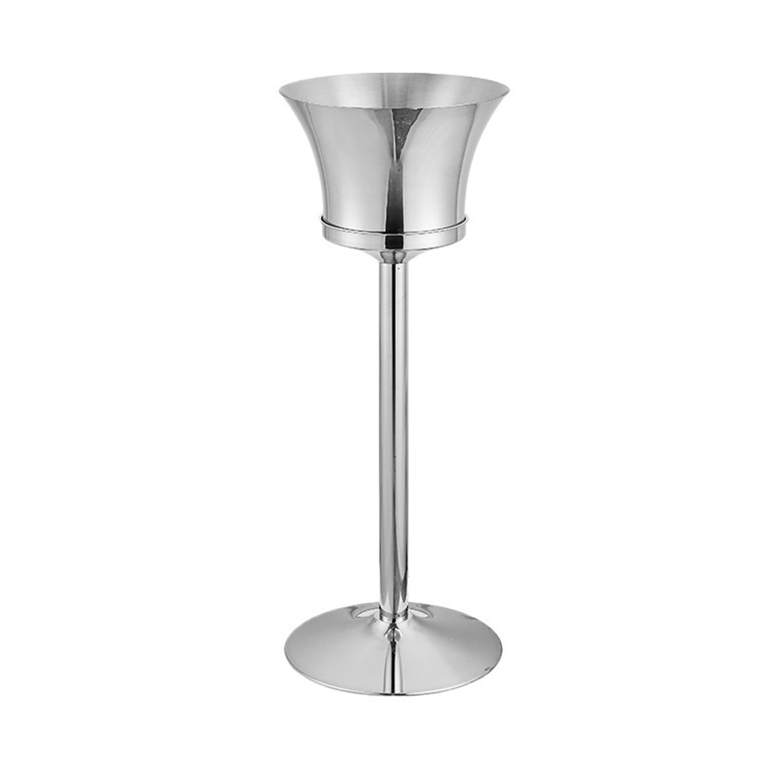 Lijiaxiuyc-101 ice bucket Luxury Ice Bucket Floor-standing Wine For Cocktail Bar, Parties, Chilling, Champagne champagne bucket(Silver)