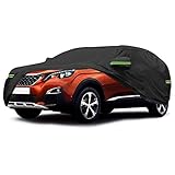 NEVERLAND SUV Abdeckplane Autoabdeckung Abdeckplane PKW Autogarage Wasserdicht Phosphoreszierend Autohülle M 455x185x170CM ca.2.6kg