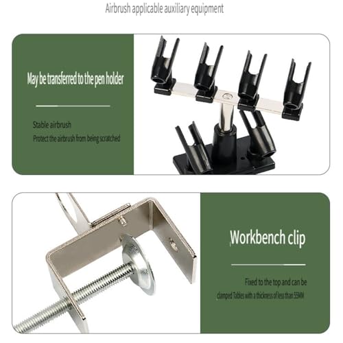Support aérographe professionnel avec kit de support à pince - 5