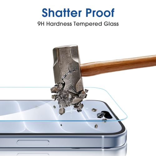 amFilm OneTouch for iPhone 18 Pro 6.3'' Screen Protector Tempered Glass - image 5