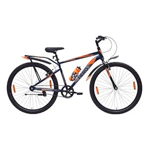 Hero Slingshot 27.5T Mountain Bicycle for Mens | Rigid Suspension | Internal Carrier | Ideal for Adult (Blue-Orange)