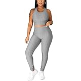 Nimsruc Workout Sets For Women 2 Piece Outfits Sexy Jogging Suits Summer Casual Sweatsuits Bodycon T